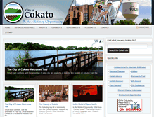 Tablet Screenshot of cokato.mn.us